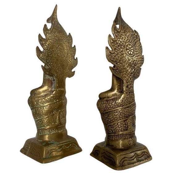 Set Naga Buddha en latón – Sudeste Asiático (lote 181) – Esculturas, Brass (photo 5 of 8)