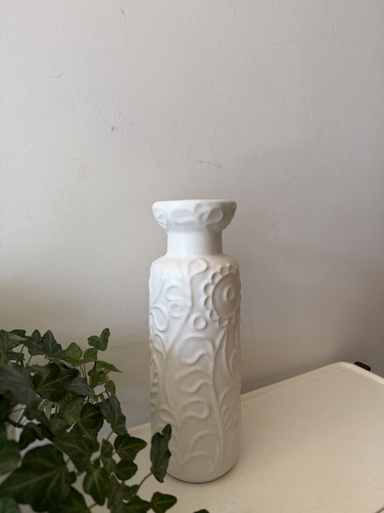 Image 1 of West Germany white vase marked