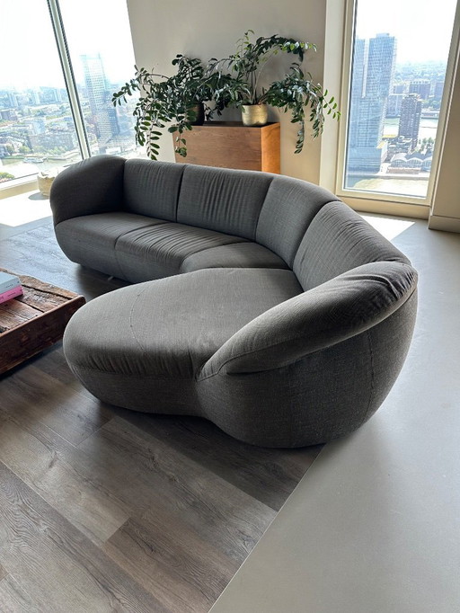 Leolux Gynko corner sofa with footstool