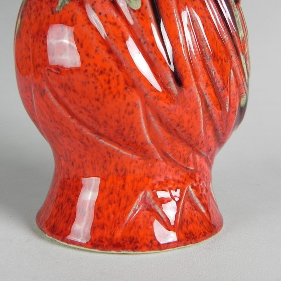 Image 1 of Jarra con forma de gallo, cerámica Sars Poteries, década de 1950.