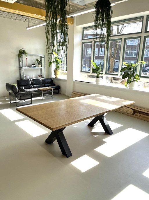 Beautiful large bamboo table