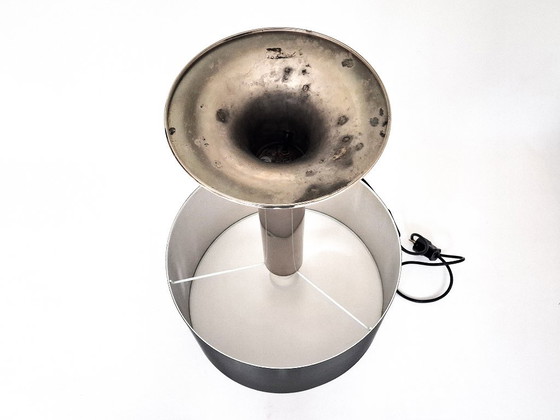 Vintage design Table lamp, nickel-plated – Plastic, Metal (photo 14 of 14)