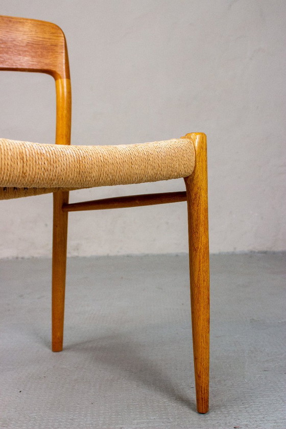 2 Niels Möller Nr. 75 Sedia Rovere Vintage Mid Century Danese – Niels Otto Møller, Sedie da pranzo, Wood (photo 9 of 15)