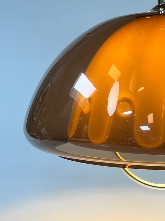 Image 1 of Lampe à suspension vintage italienne, Meblo Italie, 1970