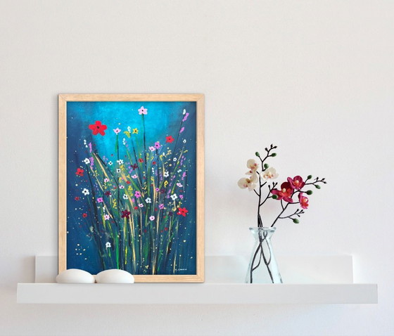 Acrylique Originale Encadrée 40x30 – Peintures et dessins, Paper (photo 7 of 9)