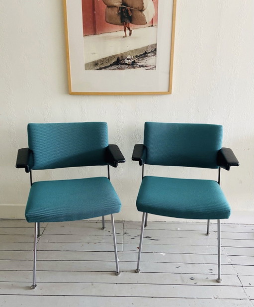 2 vintage Gispen cordemeyer chairs