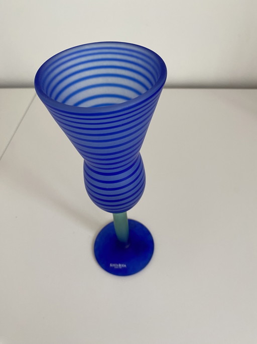 Kosta boda small vase artist G. Sahlim no. 99401