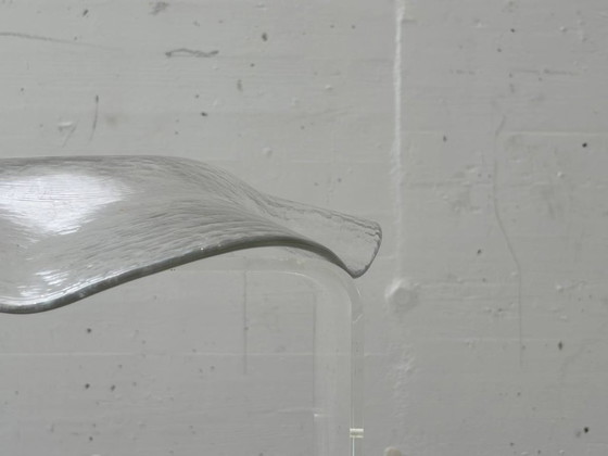 Image 1 of Glasi Hergiswil Glasschale Mit Wellenrand, Schweiz, 1960er Jahre