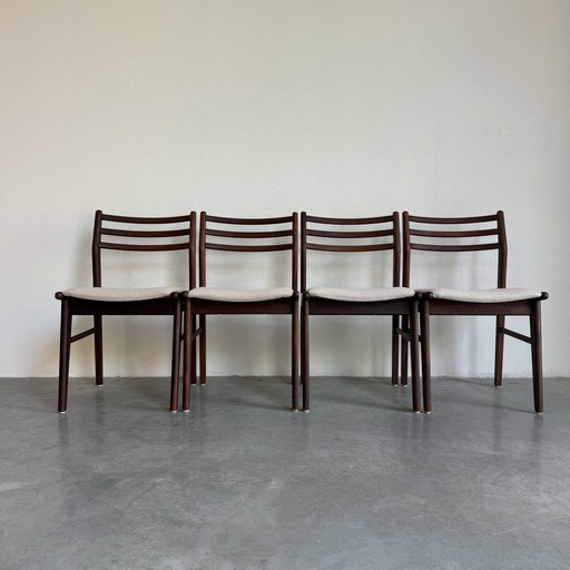 Ensemble de chaises danoises vintage Mogens Hansen