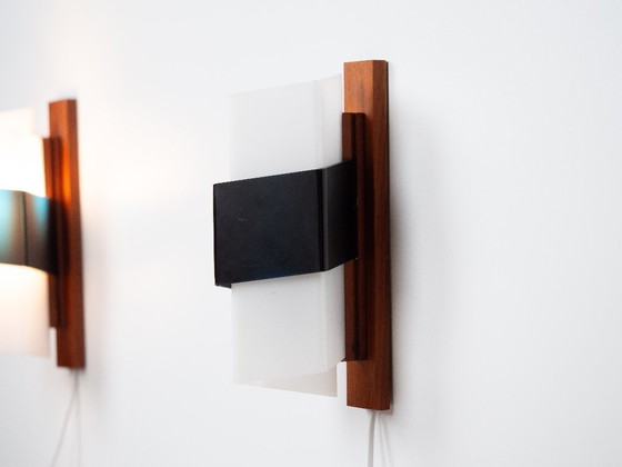 Image 1 of Paire d'appliques murales vintage suédoises des années 1950