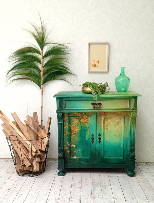 Stunning antique wooden cabinet