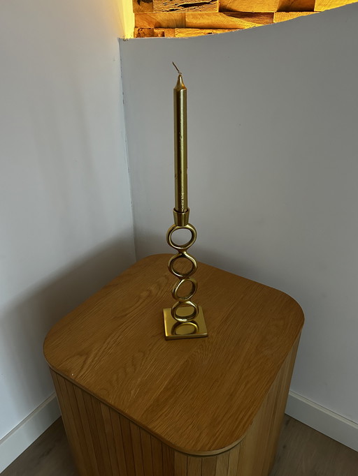 Portacandele Richmond Caby – oro – 26 cm – design di lusso