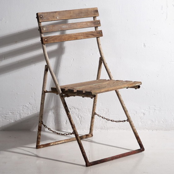 Antike Gartenstühle (ca. 1920). 4er-Set #31 – Wood, Iron (photo 20 of 40)