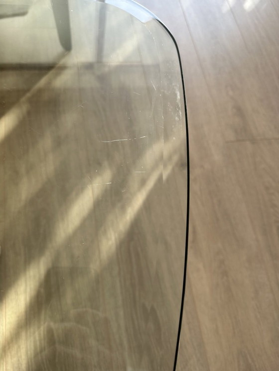 Image 1 of Vintage mactan stone & glass coffee table