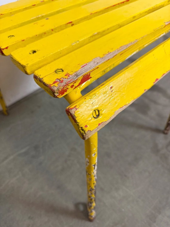 Image 1 of Vintage gele industriële stoel, jaren 60