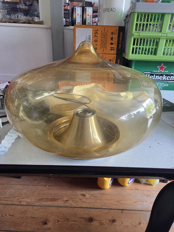 Image 1 of Plafondlamp ‘Druppel’ van Dijkstra, 1970s | 36 cm