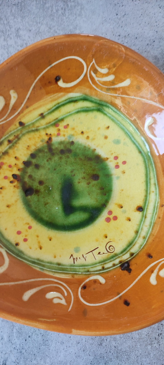 Image 1 of Organizer tascabile in ceramica vintage firmato