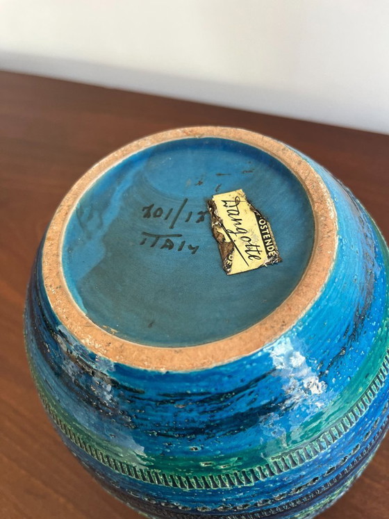 Image 1 of Bitossi bloempot - Rimini Blue, Aldo Londi