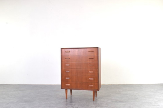 Image 1 of Cassettiera danese in teak di metà secolo, anni '60.
