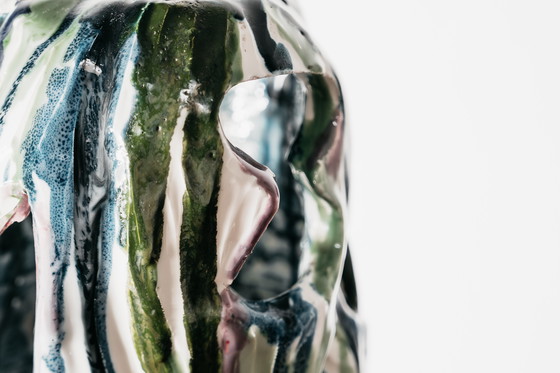 Image 1 of Ernesto Treccani Attr. Ceramic Table/Floor Lamp Modern Design