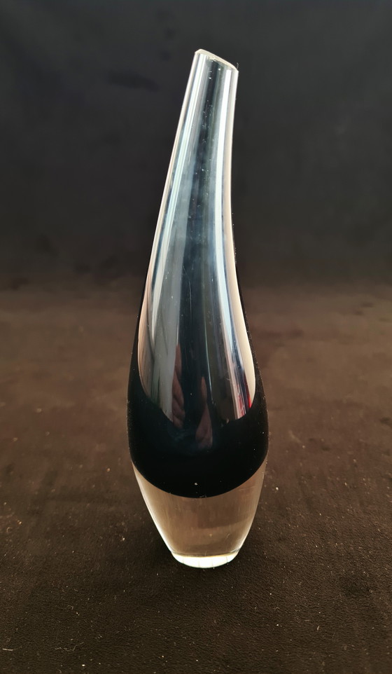 Image 1 of Fins Design Vintage Blauw Vaasje