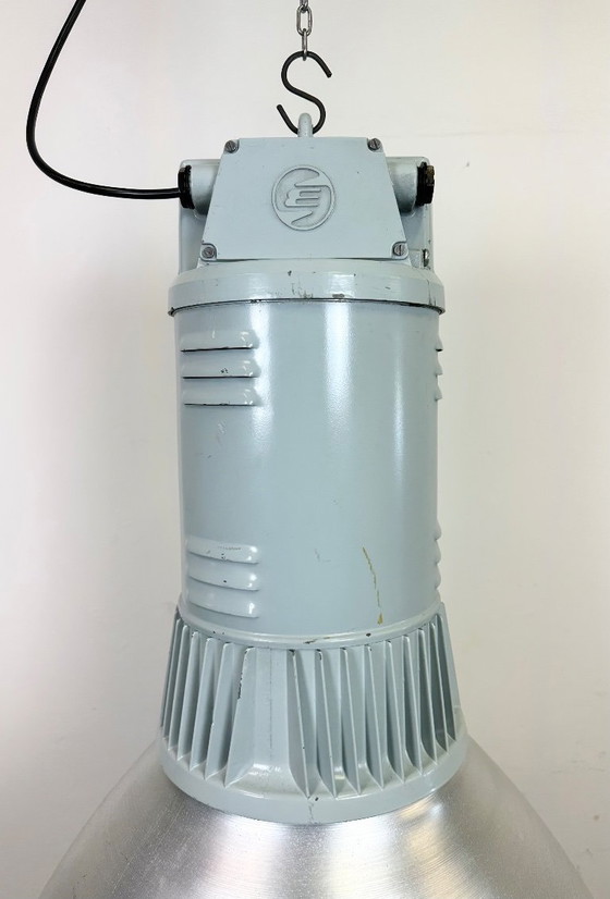Image 1 of Large Industrial Aluminium Pendant Light from Elektrosvit, 1960s