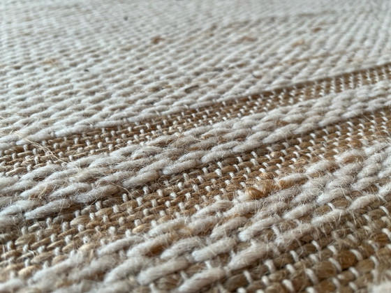 Jute Boho-style Rug 230x340 (jute/white wool), Rugs & carpets, Other, Brown (photo 4 of 6)