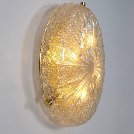 Image 1 of lampada da soffitto Hillebrand sunburst anni '60 murano
