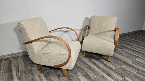 Image 1 of Poltrone Lounge di Jindrich Halabala, set da 2