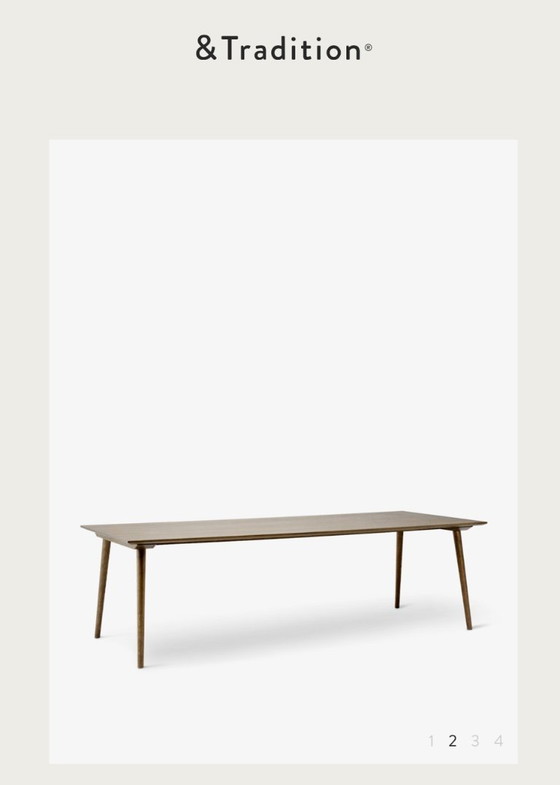 Image 1 of &Tradition In Between SK6 dining table – smoked oak – NEW – design