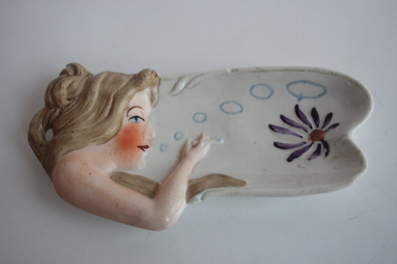 Image 1 of Dekorative Porzellanschale im Art-déco-Stil, 1930er Jahre.