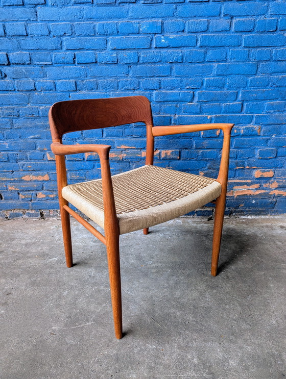 Image 1 of Midcentury Danish armchair - model 56 - J.L. Møllers møbelfabrik