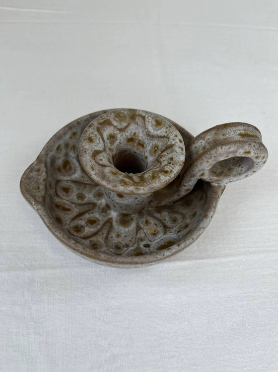 Kandelaars en kaarsen gesigneerd door Jean Austruy – Porcelain, Ceramic, Brutalist (photo 6 of 8)