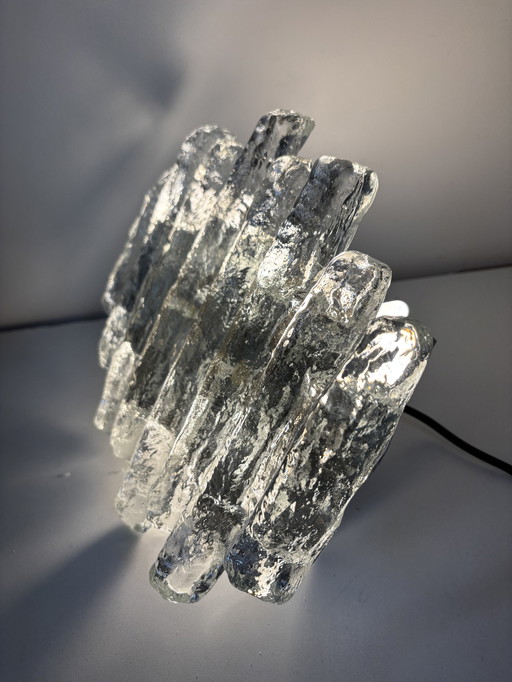 Lampada da parete Schalmei 'Ice Block' di Julius Theodor Kalmar per Kalmar, Austria – 1972