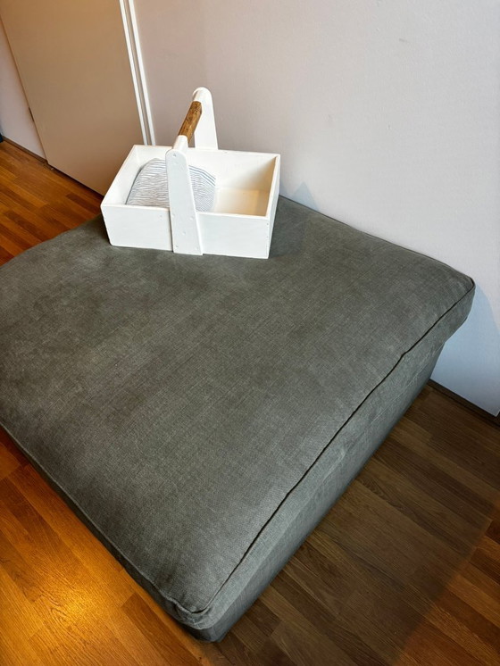 Image 1 of Sgabello Linteloo nuovo lino Madison Authentic grigio-verde 110x110x43