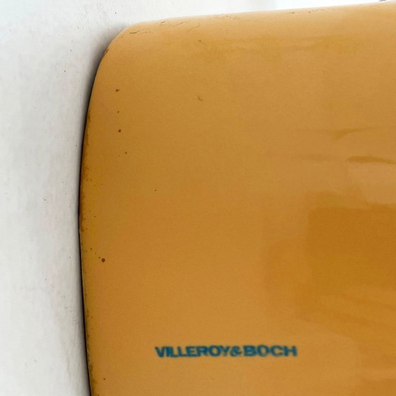 Image 1 of Lavabo sur pied couleur moutarde de Luigi Colani pour Villeroy & Boch, années 1960