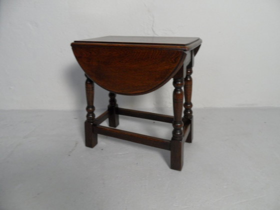 Image 1 of Vintage oak side table