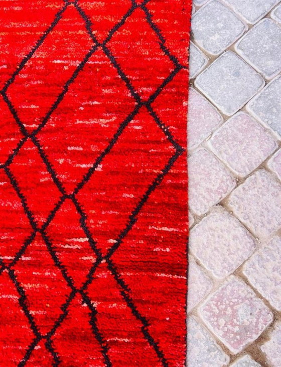 Image 1 of Tapis berbère en laine authentique 250cmx79cm