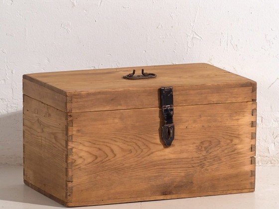 Kleine antieke opbergkist (ca. 1920) #3 – Ladekasten, Rustic (photo 2 of 40)