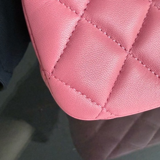 Image 1 of Chanel Classic Flap Medium - Special Valentine Edition 25cm Quilted Lambskin Pink Gold Hardware Series 19