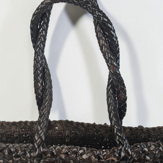 Image 1 of Handcrafted woven chocolate color