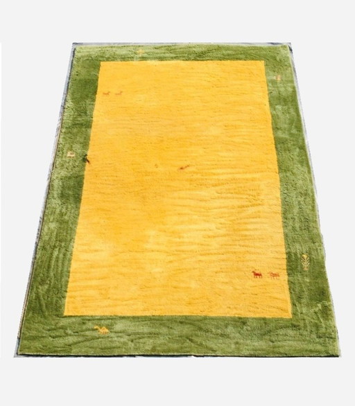 Large contemporary oriental Gabbeh carpet (306 x 207)