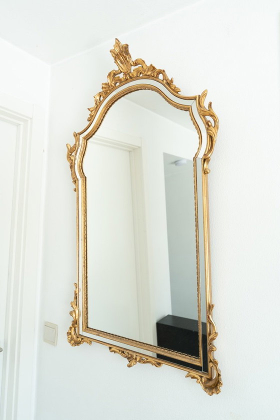 Image 1 of Specchio barocco antico – Foglia d'oro su legno