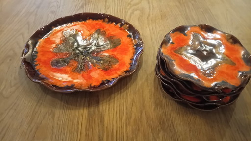 Vajilla Fat Lava Vallauris