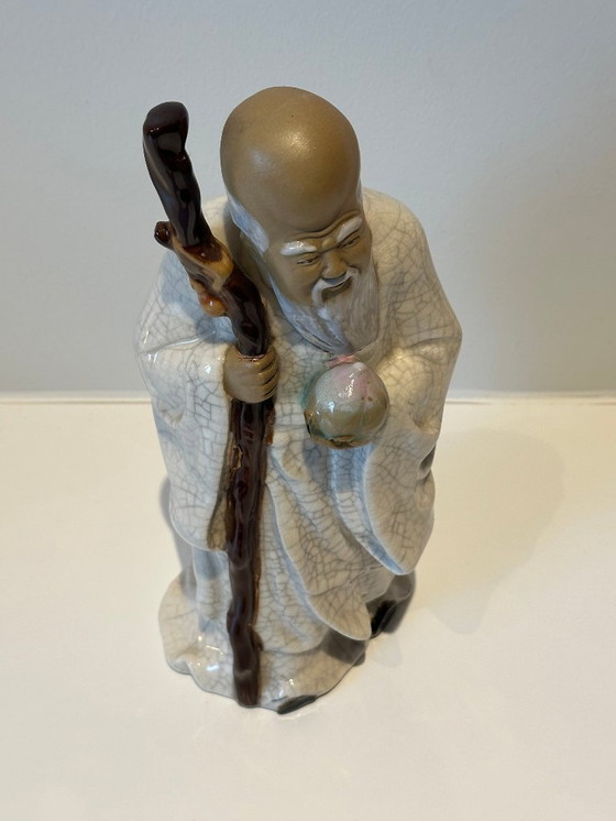 Image 1 of Vintage Pottery Chinese Shiwan Mudman