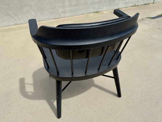 Image 1 of Ensemble de 2 fauteuils Stellar Works Exchange en chêne noir