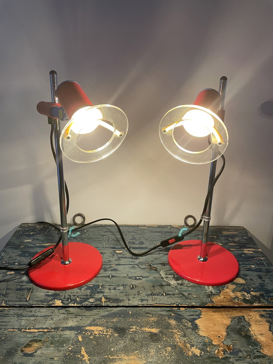 Image 1 of Vintage Memphis bureaulampen