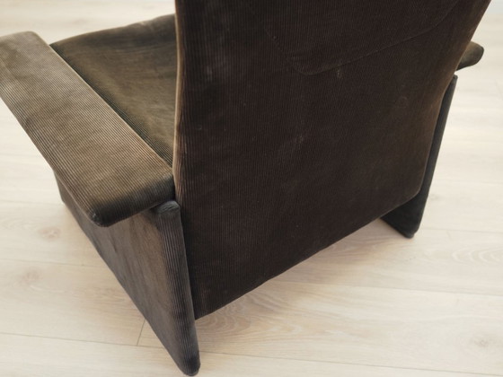 Image 1 of Sessel aus Kord, italienisches Design, 1970er Jahre, Produktion: Italien