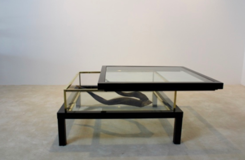Modernistische Romeo Rega Schuifblad Salontafel