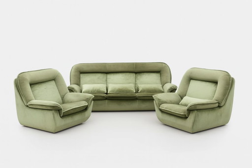 Retro Sofa Set, Nordika, 1970s, Czechoslovakia